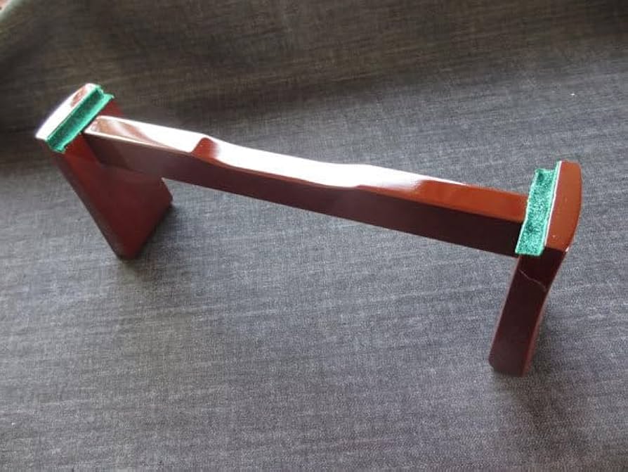 13絃用 箏台/琴台 鳥居型箏台(鳥居台) 大サイズ 高さ 約11.8cm ◎鳥居台 朱色 高さ11cm 13絃用 箏台 琴台 座奏用 : 初音屋